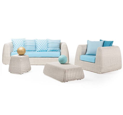 Looms Rattan Gartenmöbel Pforzheim - Rattan Lounge Cactus