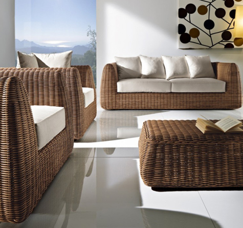 Looms Rattan Gartenmöbel Pforzheim - Rattan Lounge Cactus